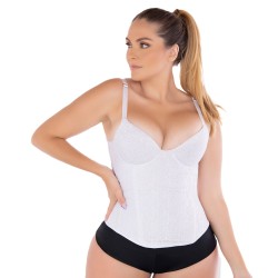 Corset con brasier tipo faja con control medio